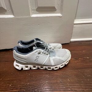 On Cloud White Running Shoes